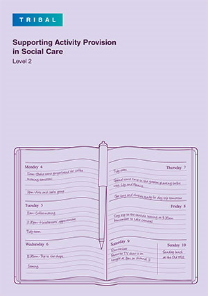 NOCN level 2 award in supporting activity provision in social care.